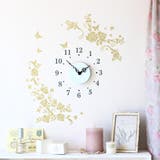 ウォールステッカー きらきらバラと蝶 金色グリッター | アクセサリーショップPIENA | 詳細画像3 