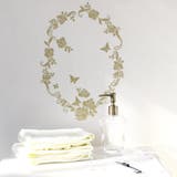 ウォールステッカー きらきらバラと蝶 金色グリッター | アクセサリーショップPIENA | 詳細画像6 