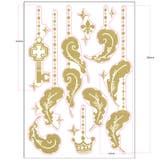 ウォールステッカー きらきら羽のオーナメント 鍵 | アクセサリーショップPIENA | 詳細画像3 