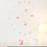 ウォールステッカー ピンクの白鳥 星 | アクセサリーショップPIENA | 詳細画像4 