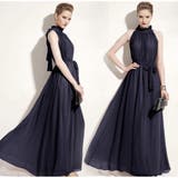 ロングドレス マキシワンピース ノースリーブ | アクセサリーショップPIENA | 詳細画像5