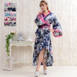 サテン和柄ロング着物ドレス 衣装 ダンス | アクセサリーショップPIENA | 詳細画像1 