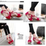 サンダル レディース 歩きやすい ウェッジソール バックファスナー ローヒール | アクセサリーショップPIENA | 詳細画像5 