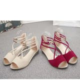 サンダル レディース 歩きやすい ウェッジソール バックファスナー ローヒール | アクセサリーショップPIENA | 詳細画像8 