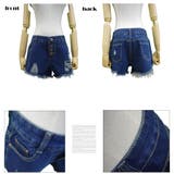 デニム ショートパンツレディースハイウエストダメージ ジーンズ | アクセサリーショップPIENA | 詳細画像10 