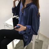 スキッパーシャツ レディース vネック 七分袖 ポリエステル タックデザイン | アクセサリーショップPIENA | 詳細画像7