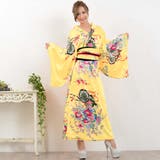 和柄サテン着物ロングドレス衣装 キャバドレス レディース | アクセサリーショップPIENA | 詳細画像10 