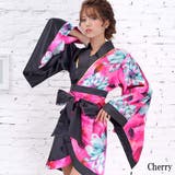 ツートンカラー花柄着物ドレス キャバドレス レディース | アクセサリーショップPIENA | 詳細画像5 