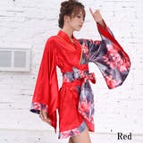 ツートンカラー花柄着物ドレス キャバドレス レディース | アクセサリーショップPIENA | 詳細画像7 