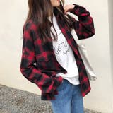 チェックシャツ ネルシャツ ブラウス | アクセサリーショップPIENA | 詳細画像7