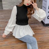 レイヤードトップス レディース 秋冬 | アクセサリーショップPIENA | 詳細画像5 