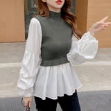 レイヤードトップス レディース 秋冬 | アクセサリーショップPIENA | 詳細画像7 