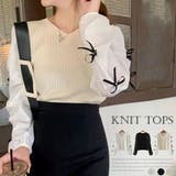 ニットトップス レディース 秋冬 | アクセサリーショップPIENA | 詳細画像1