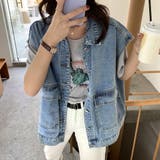 デニムベスト レディース 春夏秋冬 | アクセサリーショップPIENA | 詳細画像5 