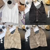 ニットタンクトップ レディース 春夏秋 | アクセサリーショップPIENA | 詳細画像2 