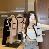 ニットカーディガン レディース 春秋冬 | アクセサリーショップPIENA | 詳細画像2