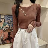 ニットトップス レディース 秋冬 | アクセサリーショップPIENA | 詳細画像9