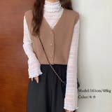 ニットベスト レディース 春秋冬 | アクセサリーショップPIENA | 詳細画像10 