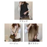 ニットベスト レディース 春秋冬 | アクセサリーショップPIENA | 詳細画像2 