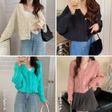 ニットカーディガン レディース 春秋冬 | アクセサリーショップPIENA | 詳細画像2 