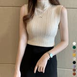ニットタンクトップ レディース 春夏秋 | アクセサリーショップPIENA | 詳細画像1