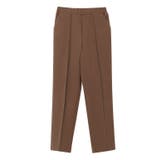 モカ | カット起毛ピンタックテーパードパンツ パンツ ストレートパンツ レーヨン | Pierrot