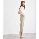 ツイルセミフレアパンツ ツイルパンツ フレアパンツ サイドスリット セミフレア | Pierrot | 詳細画像4 