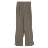 モカグレー | 裾ダブルストレートパンツ パンツ ストレート | Pierrot