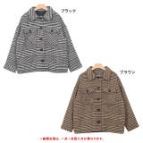 ウールタッチチェック柄CPOジャケット ショートアウター ジャケット オーバー | Pierrot | 詳細画像2