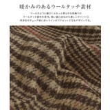 ウールタッチチェック柄CPOジャケット ショートアウター ジャケット オーバー | Pierrot | 詳細画像22