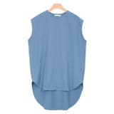 ブルー | ボックスシルエットTシャツ ボックスT ボックスシルエット クルーネック | Pierrot