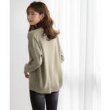 グレージュ | Vネックオーバーサイズニット ニット セーター Vネック オーバーサイズ | Pierrot