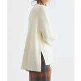 ボリューム袖ハイネックプルオーバー ニット セーター ハイネック 畦ニット | Pierrot | 詳細画像8 