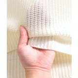 ボリューム袖ハイネックプルオーバー ニット セーター ハイネック 畦ニット | Pierrot | 詳細画像10 