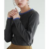 選べる配色リブニット ニット セーター | Pierrot | 詳細画像20 