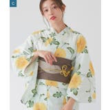 C | 帯セット麻混浴衣 浴衣 帯セット | Pierrot