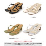 ストラップスクエアトゥサンダル サンダル スクエアトゥ | Pierrot | 詳細画像2