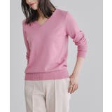 ピンク | ネックが選べるプレミアムカシミヤタッチニット カシミア カシミヤ | Pierrot