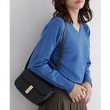 杢ブルー | ネックが選べるプレミアムカシミヤタッチニット カシミア カシミヤ | Pierrot