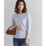 アイスブルー | ネックが選べるテレコリブカットソー トップス カットソー | Pierrot