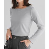 ネックが選べるテレコリブカットソー トップス カットソー | Pierrot | 詳細画像27