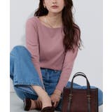 ネックが選べるテレコリブカットソー トップス カットソー | Pierrot | 詳細画像30