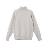 オートミール | プレミアムカシミヤタッチタートルニット ニット セーター | Pierrot