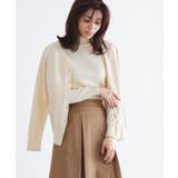 アイボリー | プレミアムカシミヤタッチタートルニット ニット セーター | Pierrot