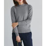 杢チャコール | プレミアムカシミヤタッチハイネックニット ニット セーター | Pierrot