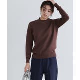 ブラウン | プレミアムカシミヤタッチハイネックニット ニット セーター | Pierrot