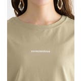 conscientiousシルケットロゴT トップス Tシャツ | Pierrot | 詳細画像8 