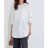 オフホワイト | コットンロングスリーブTシャツ ロンT 長袖 | Pierrot