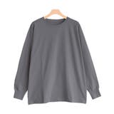 チャコール | ドルマンスリーブロングTシャツ Tシャツ ドルマンスリーブ | Pierrot