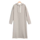 グレージュ | ダンボールフードワンピース ワンピース ワンピ ダンボール素材 | Pierrot